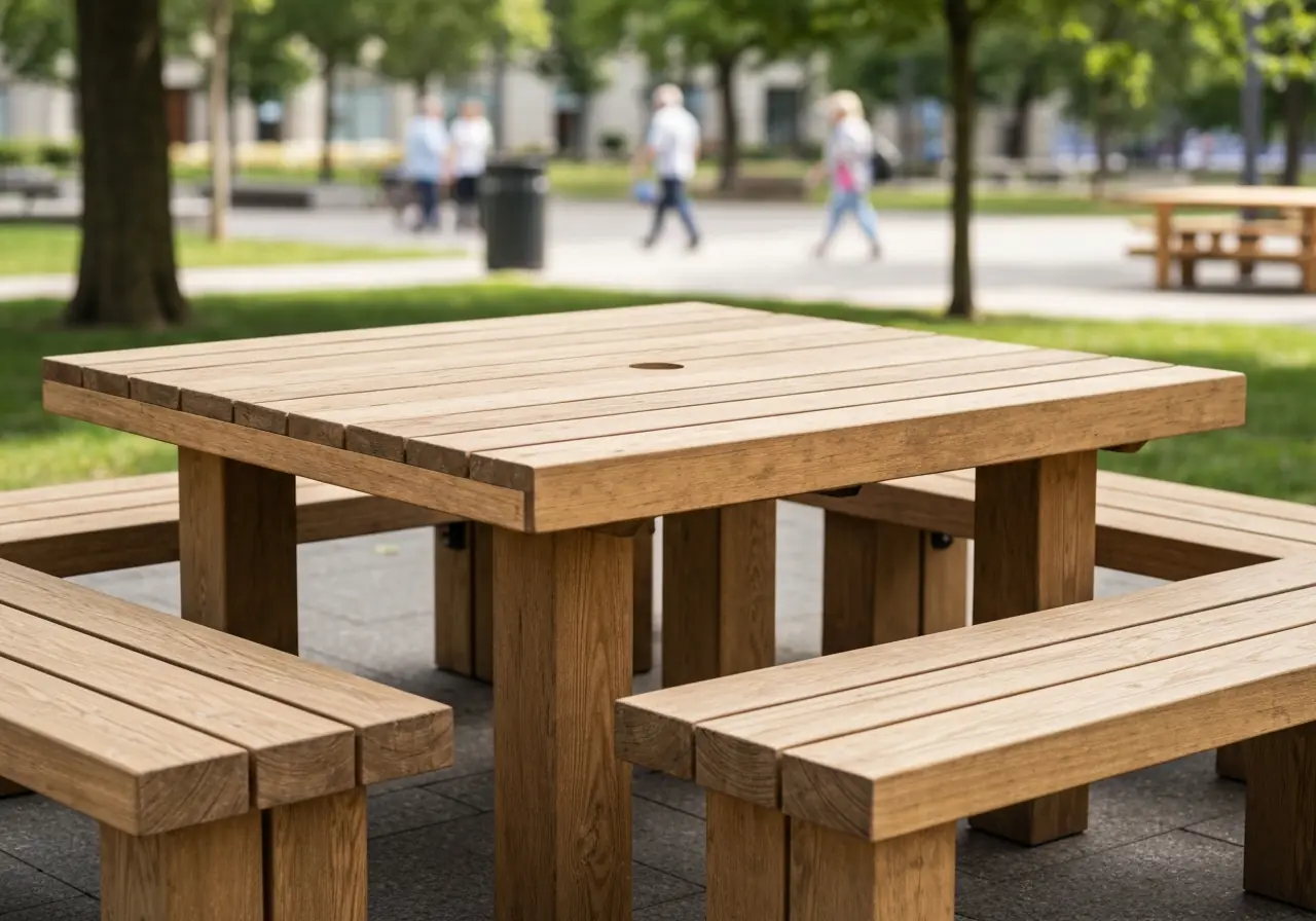 Table de pique-nique Dublin carrée