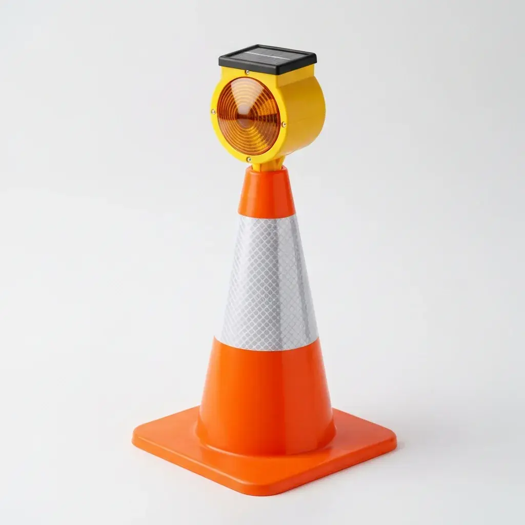Lampe solaire pour cônes